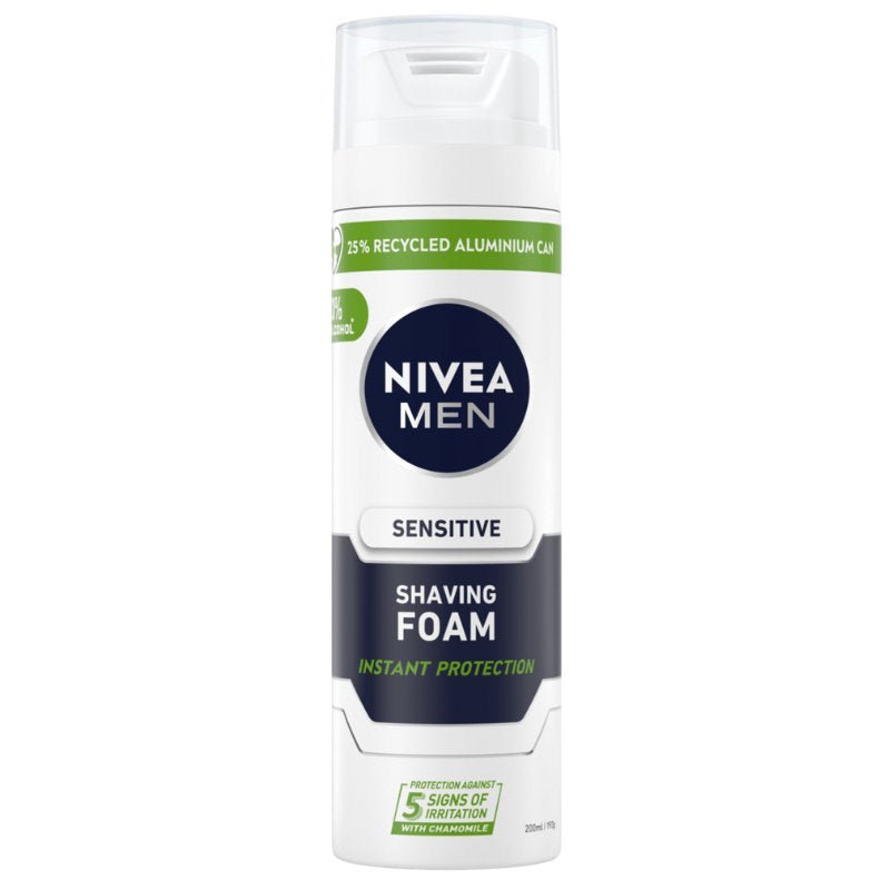 Nivea Men Sensitive Shaving Foam, 200ml