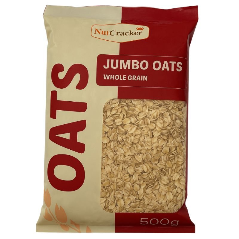 Nutcracker Whole Grain Jumbo Oats, 500g