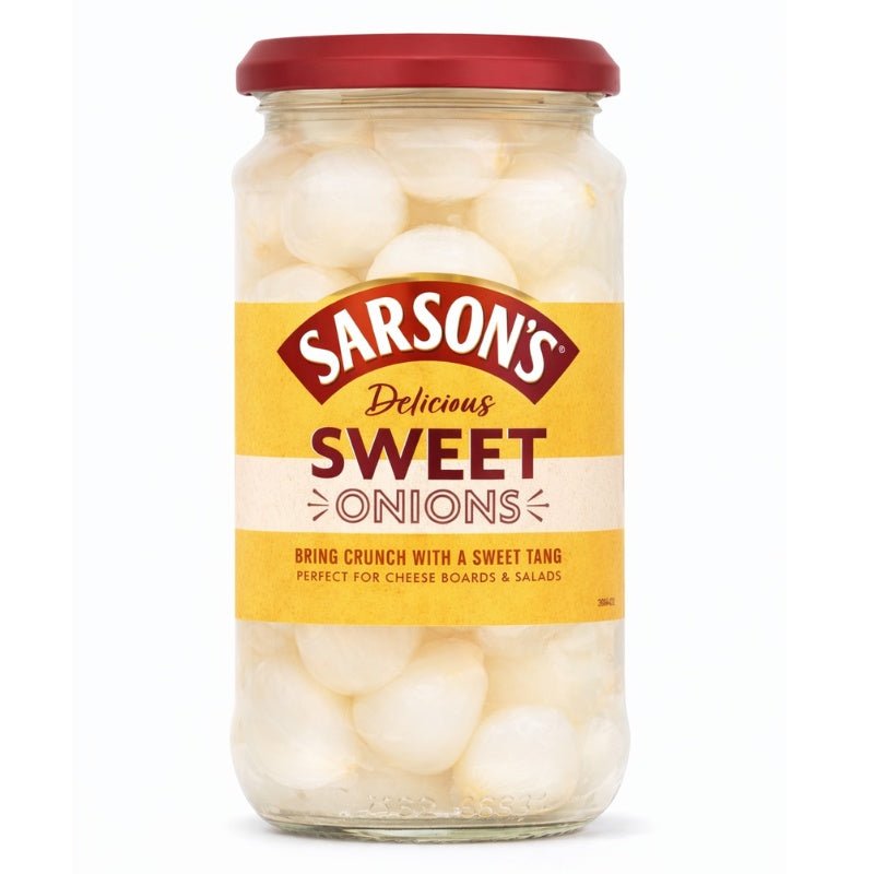Sarsons Sweet and Mild Silverskin Onion Pickle, 460g