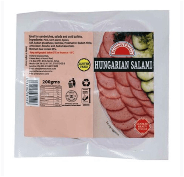 Farmers Choice Hungarian Salami, 200g