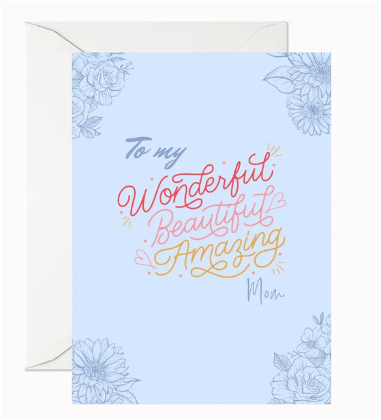Art Carte Greeting Card - Wonderful Mom