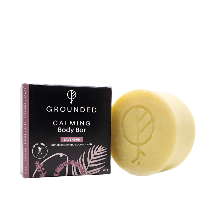 Grounded Lavender Calming Body Bar, 150g