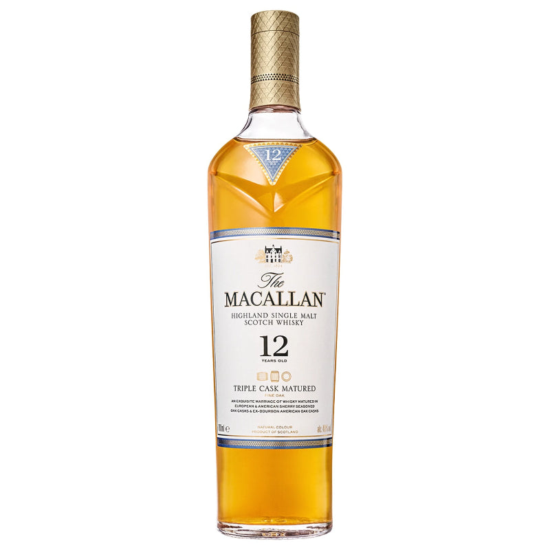 The Macallan Triple Cask 12 Years Old Single Malt Scotch Whisky , 700ml - Buy at Artcaffe Market