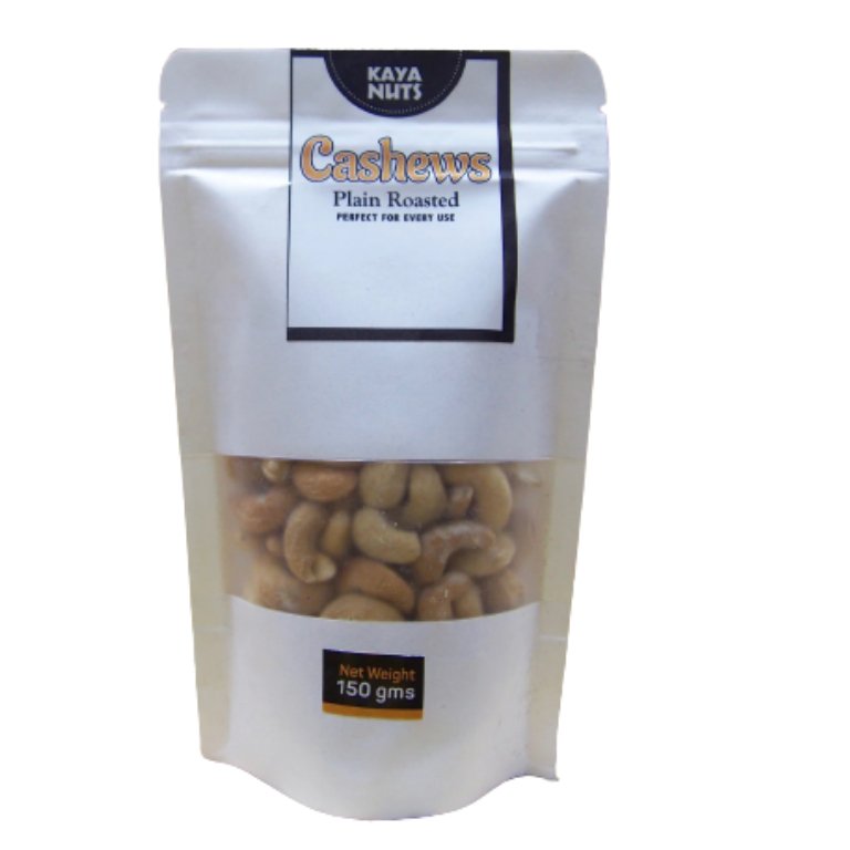 Kaya Nuts Plain Roasted Cashews Nuts, 150g