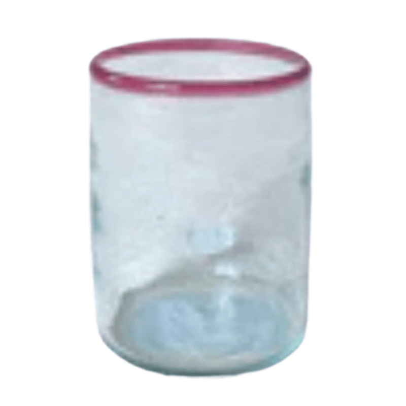 Kitengela Glass Tumbler Short Straight Red Lip