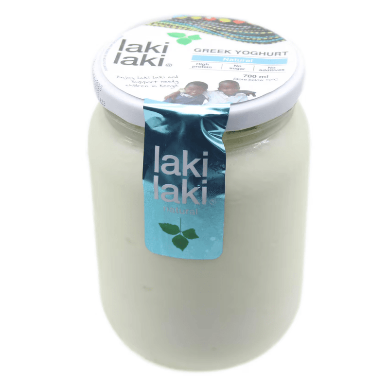 Laki Laki Yoghurt Natural In Glass 700ml