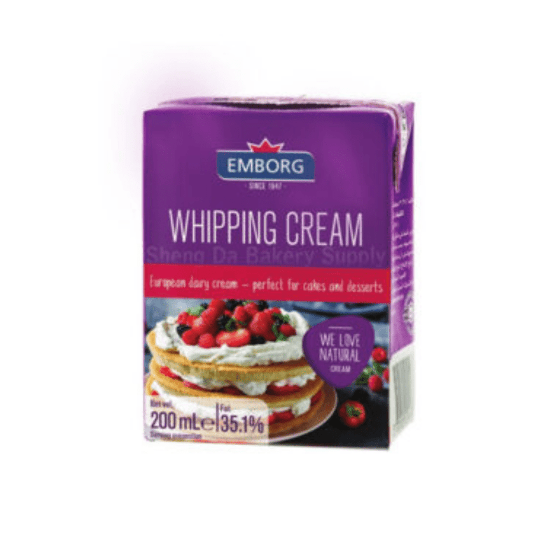 Emborg Whipping Cream Fat Uht 35%, 200ml