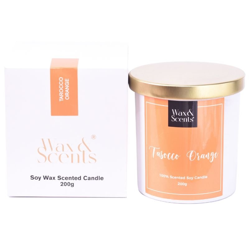 Wax & Scents Tarocco Orange Scented Candle