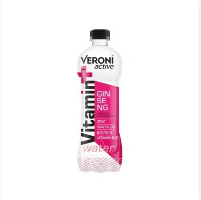 Veroni Active Ginseng Col Vit Water, 555ml