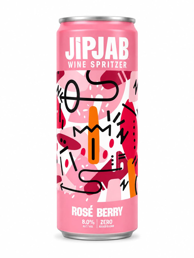 Jipjab Rose Berry Wine Spritzer, 330ml