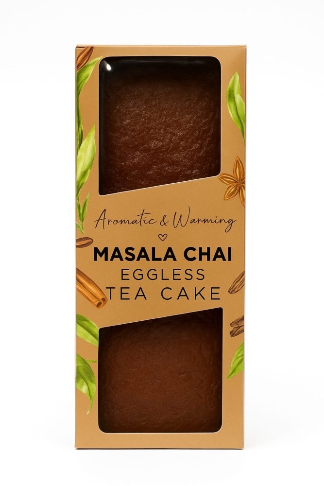 Masala Chai Eggless Tea Cake
