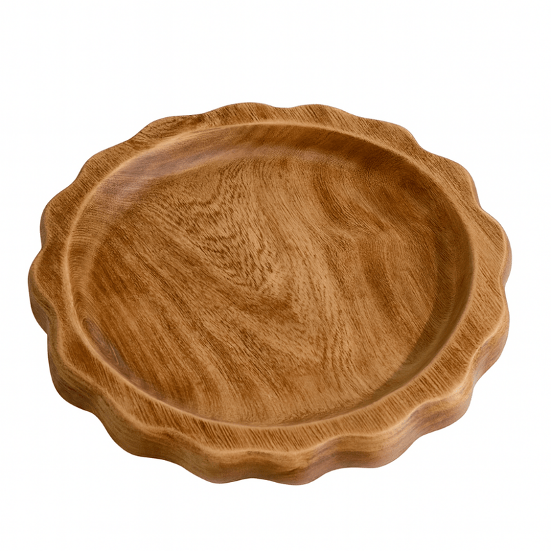 Diadota Tikki Wooden Bowl, 10"