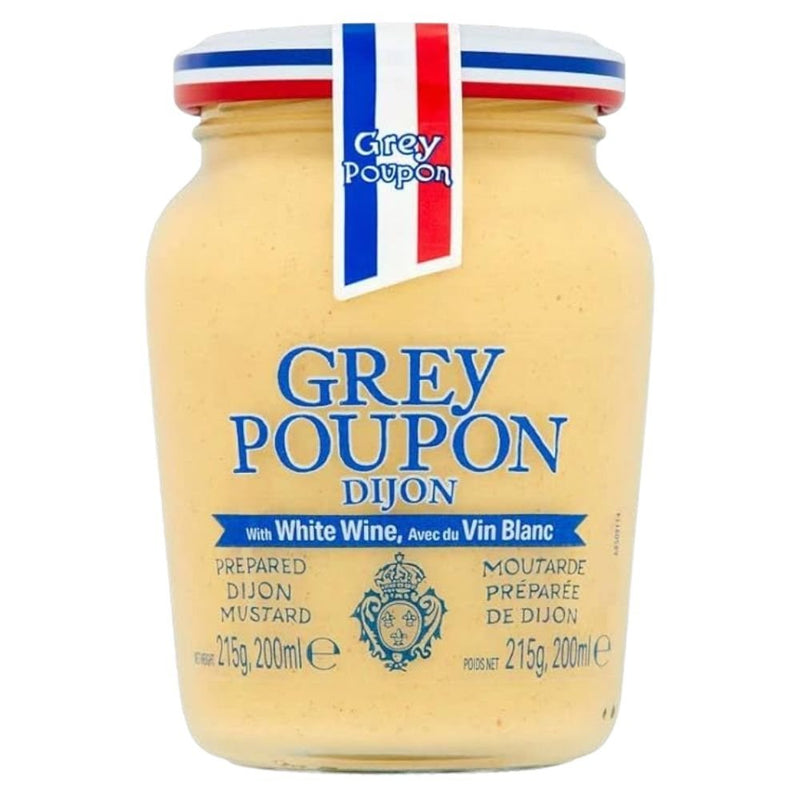 Grey Poupon Dijon Mustard with White Wine, 215g