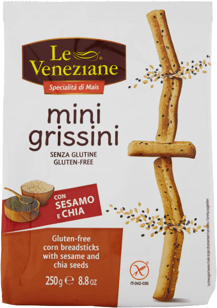 Le Veneziane Mini Breadstick With Sesame And Chia, 250g