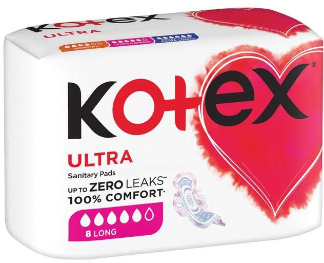 Kotex Ultra Zero Leaks, 8pc