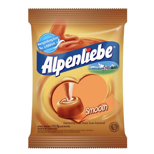 Alpenliebe Original Caramel Candy, 150g