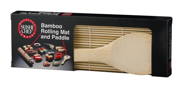 Baycliff Sushi Chef Bamboo Rolling Mat With Paddle