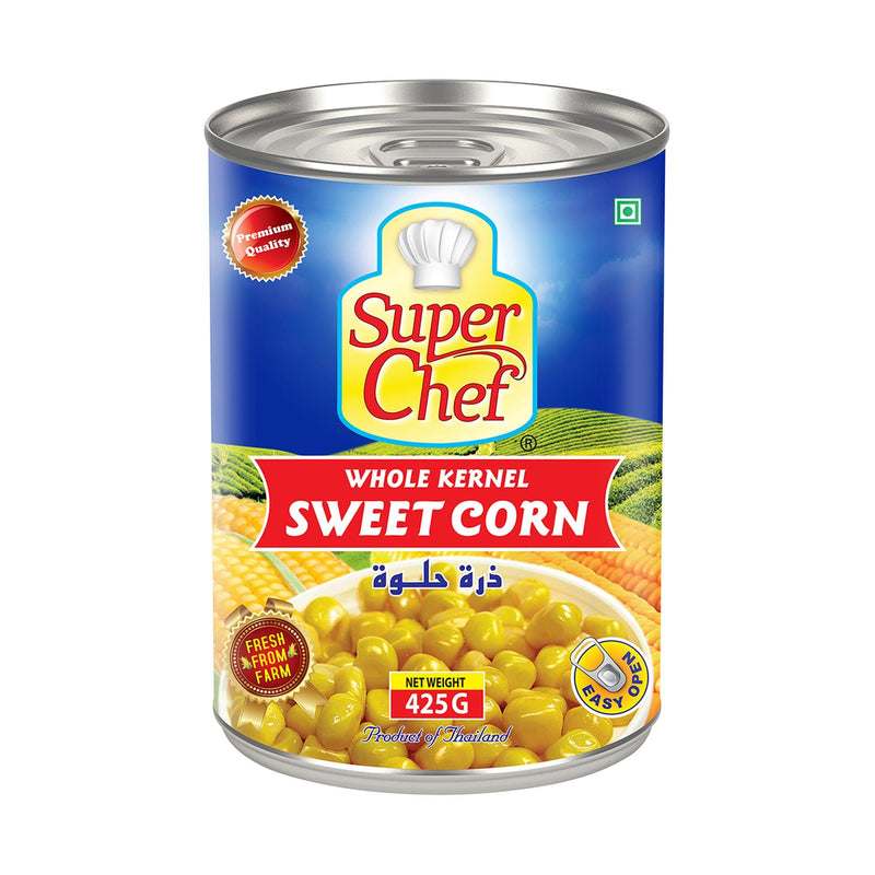 Super Chef Whole Kernel Sweet Corn, 400g