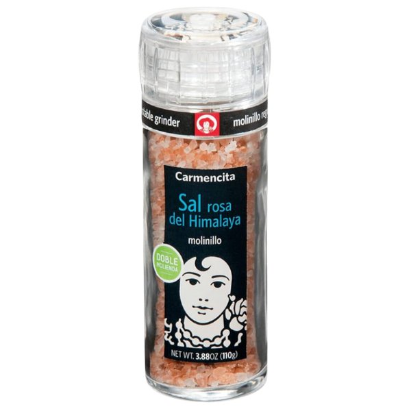 Carmencita Himalaya Pink Salt Grinder, 110g
