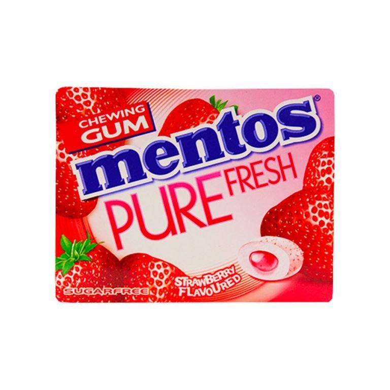 Mentos Pure Fresh Strawberry Blisterpc 8S, 14g