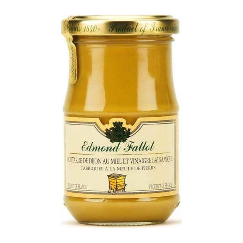 Edmond Fallot Dijon Mustard With Honey And Balamic, 210g