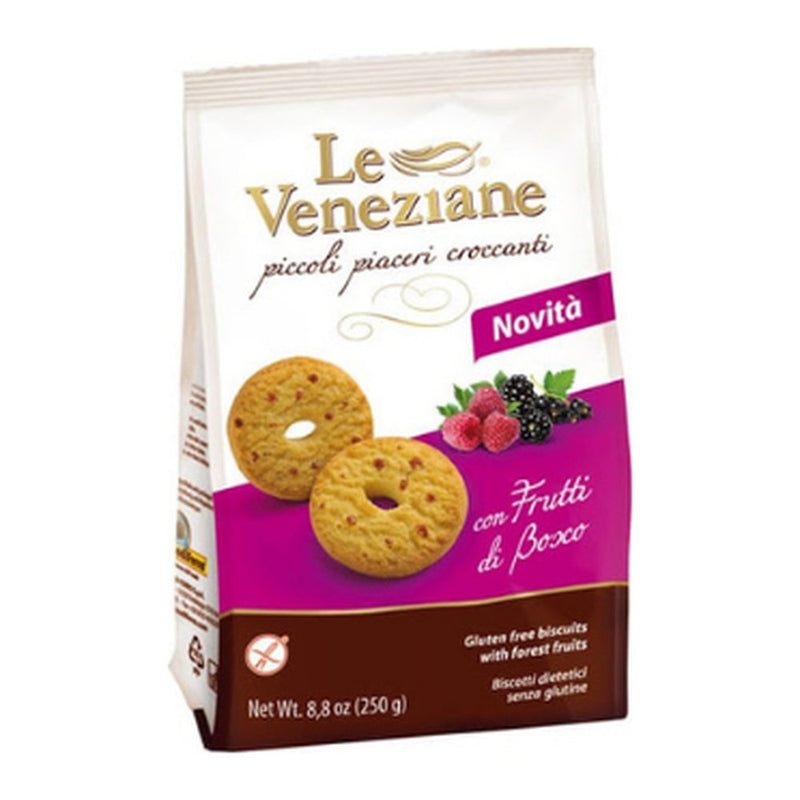Le Veneziane Biscuits Forest Berries No Gluten Free, 250g