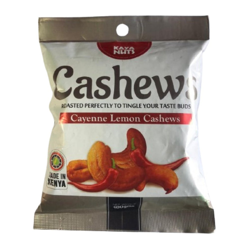 Kaya Nuts Cayene Lemon Spiced Cashew Nuts, 100g