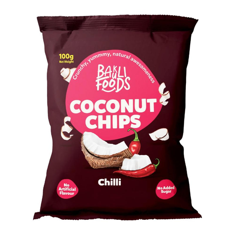 Bakuli Coconut Chips Chilli, 100g