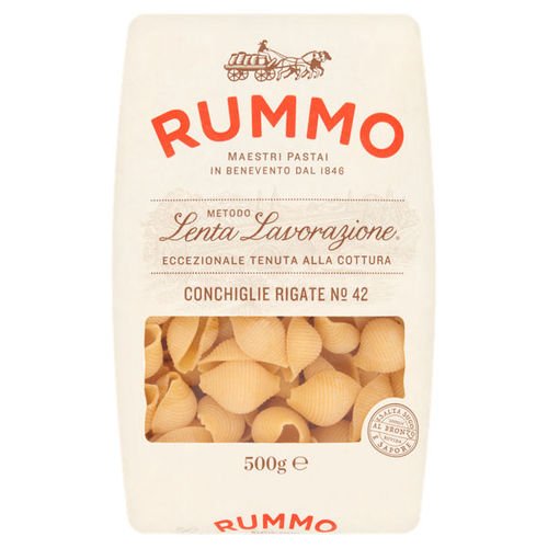 Rummo Conchiglie Rigate No 42, 500g
