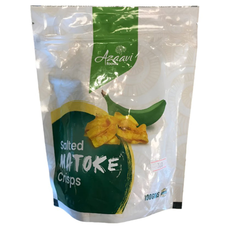 Azaavi Matoke Salted Crisps, 100g