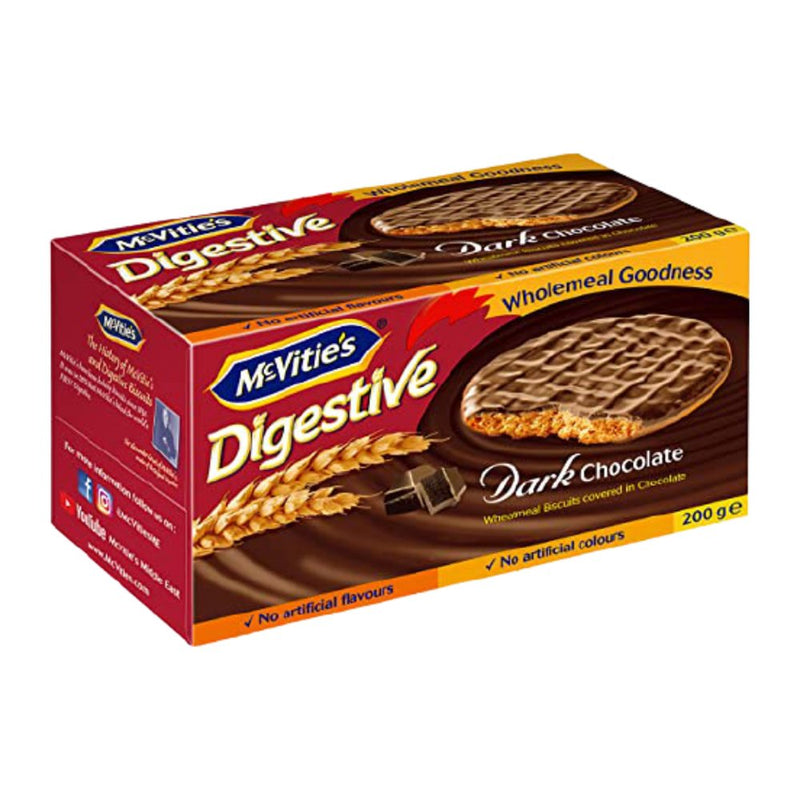 McVitie's Digestive Dark Chocolate, 200g