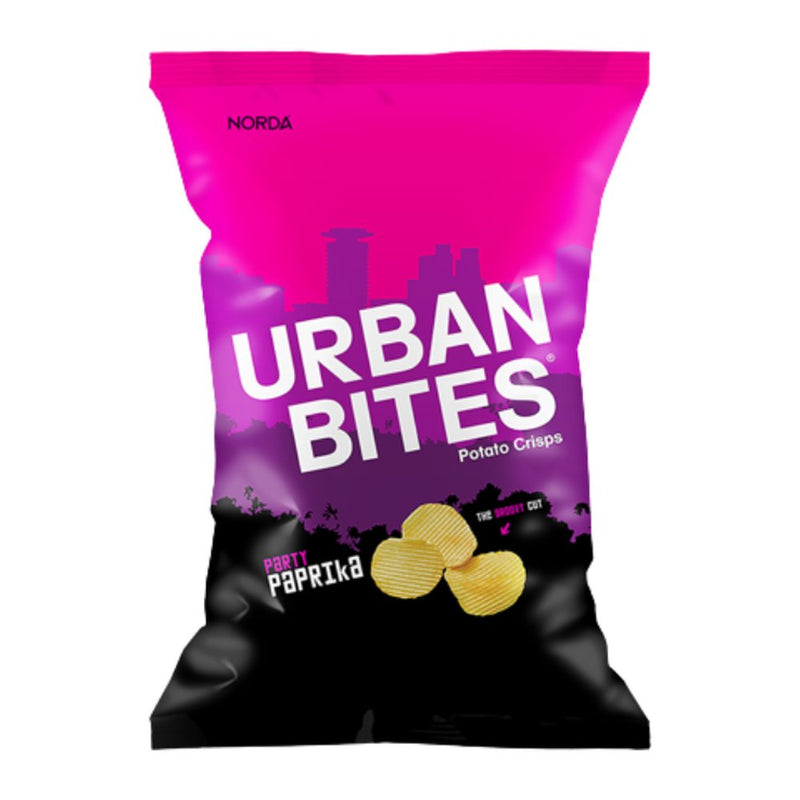 Urban Bites Party Paprika Potato Crisps, 120g