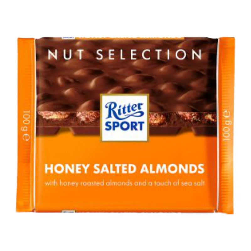 Ritter Sport Honey Salted Almonds, 100g