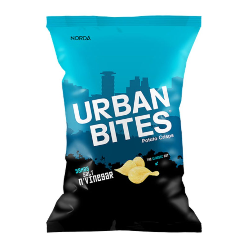Urban Bites Samba Salt Vinegar Potato Crisps, 120g