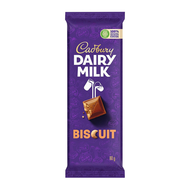 Cadbury Dairy Milk Biscuit, 80g