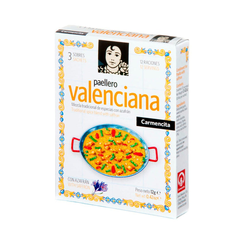 Carmencita Valencian Paella Seasoning 3 Sachets, 12g