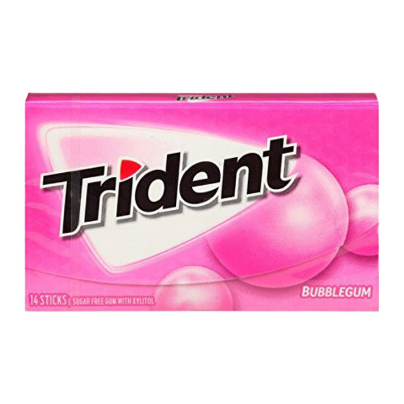 Trident Gum Bubble Gum Sugerfree