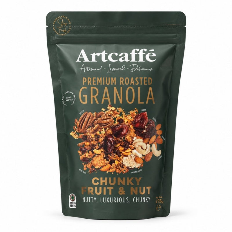 Artcaffé Premium Roasted Chunky Fruit & Nut Granola, 475g