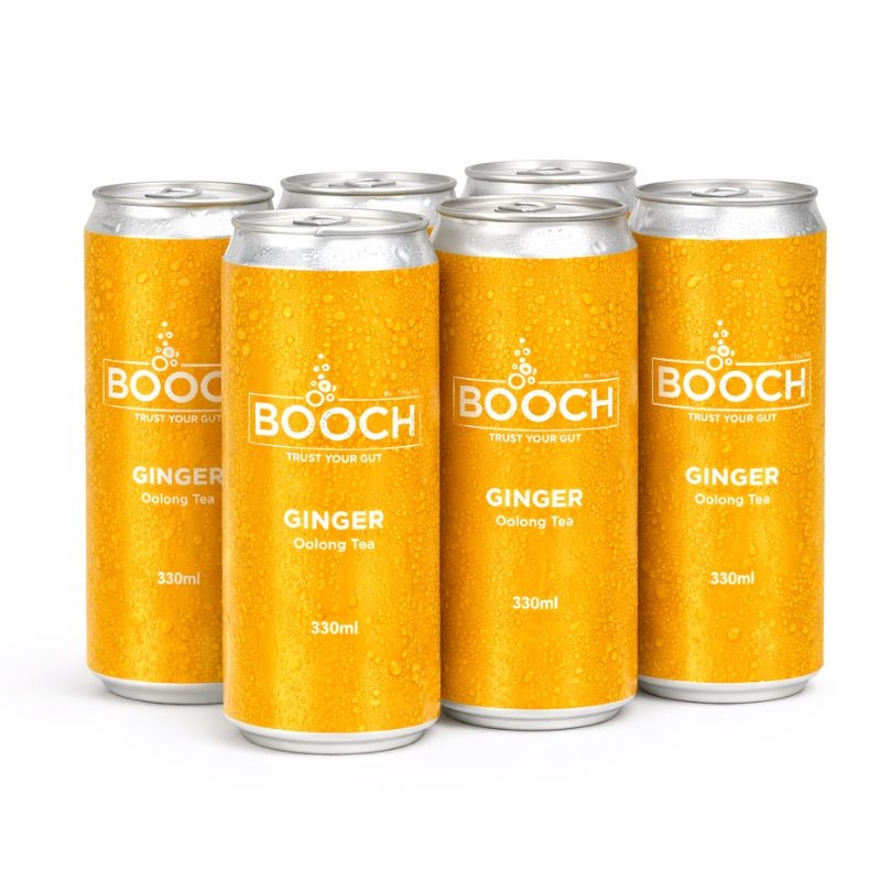 Booch Ginger Kombucha Can, 330ml