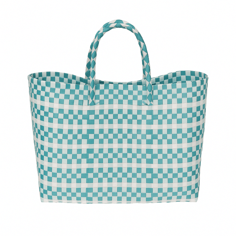 Mwehe Plastic Shopping Tote Bag Green