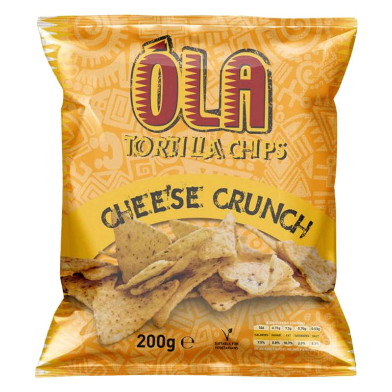 Ola Cheese Crunch Chips, 200g