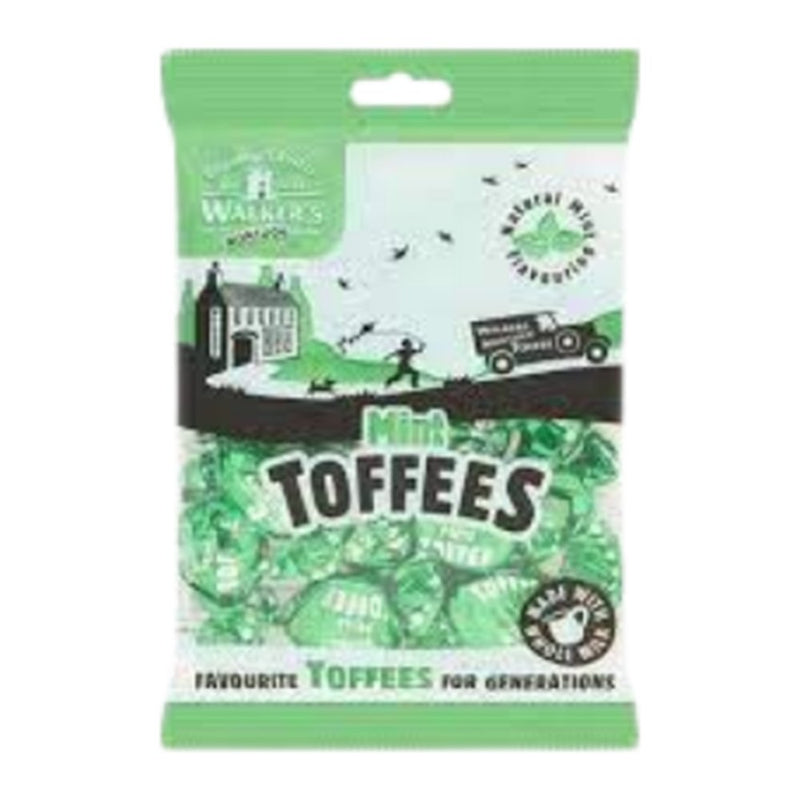 Walkers Mint Toffees, 150g