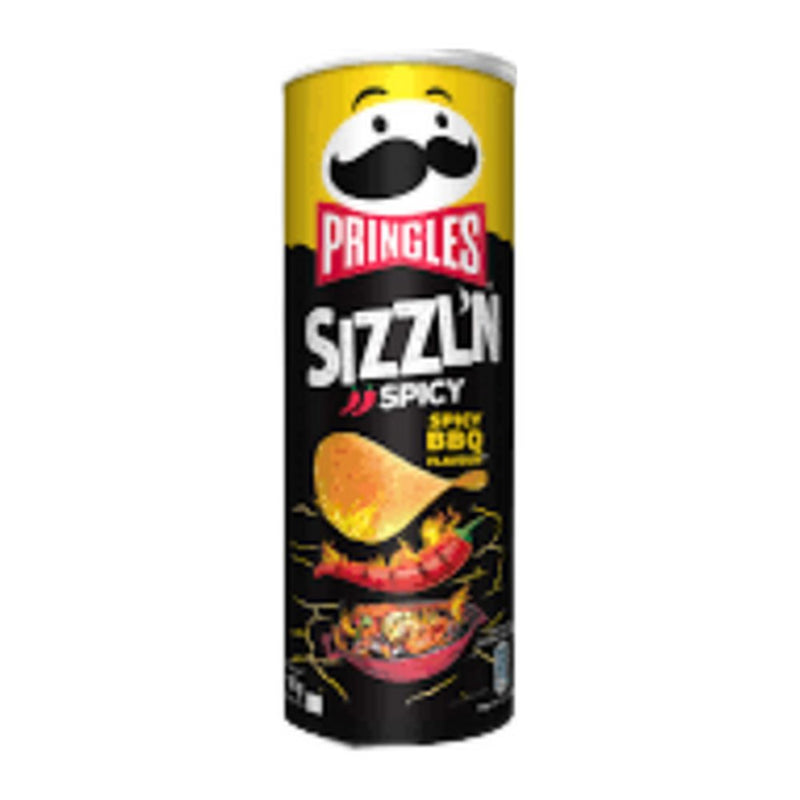 Pringles Sizzling Spicy Bbq, 160g