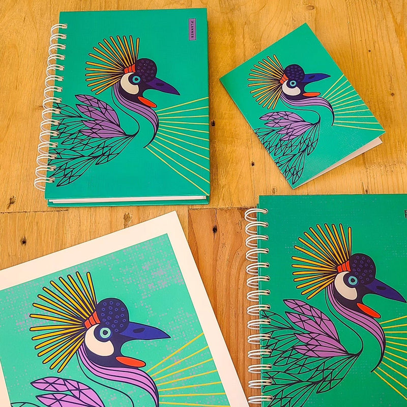 Lulu Kitololo Botanical Notebooks Green And Turquoise