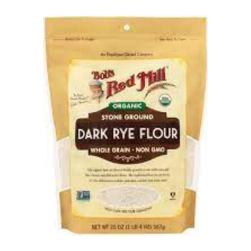 Bobs Red Mill Organic Dark Rye Flour Dark, 567g