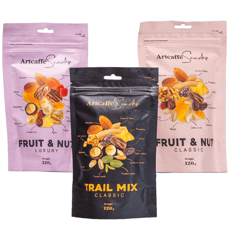 Artcaffe Assorted Fruit Nut Mix, 3pcs