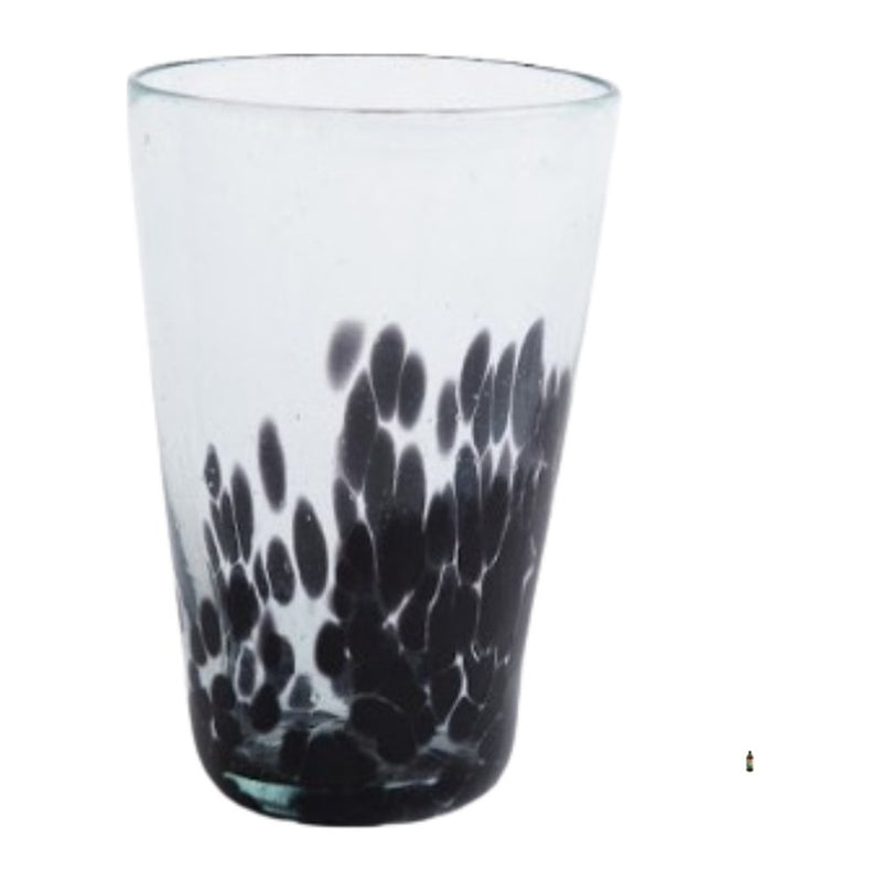 Shanga Dotty Alfresco Glass Black Dots