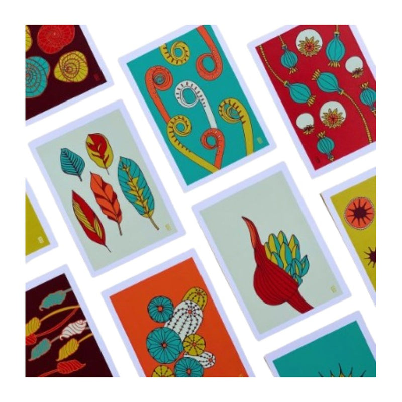 Lulu Kitololo Notecards Plant Something Daily Set of, 12pc