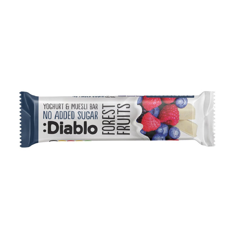 Diablo Nasyoghurt Coated Muesli Forest Fruit, 30g