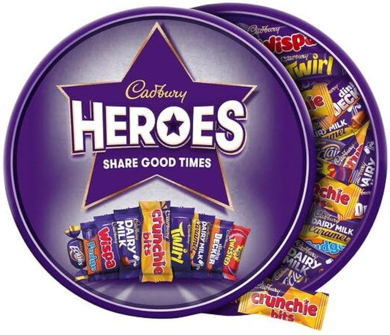 Cadbury Dairy Milk Heroes Tub, 550g